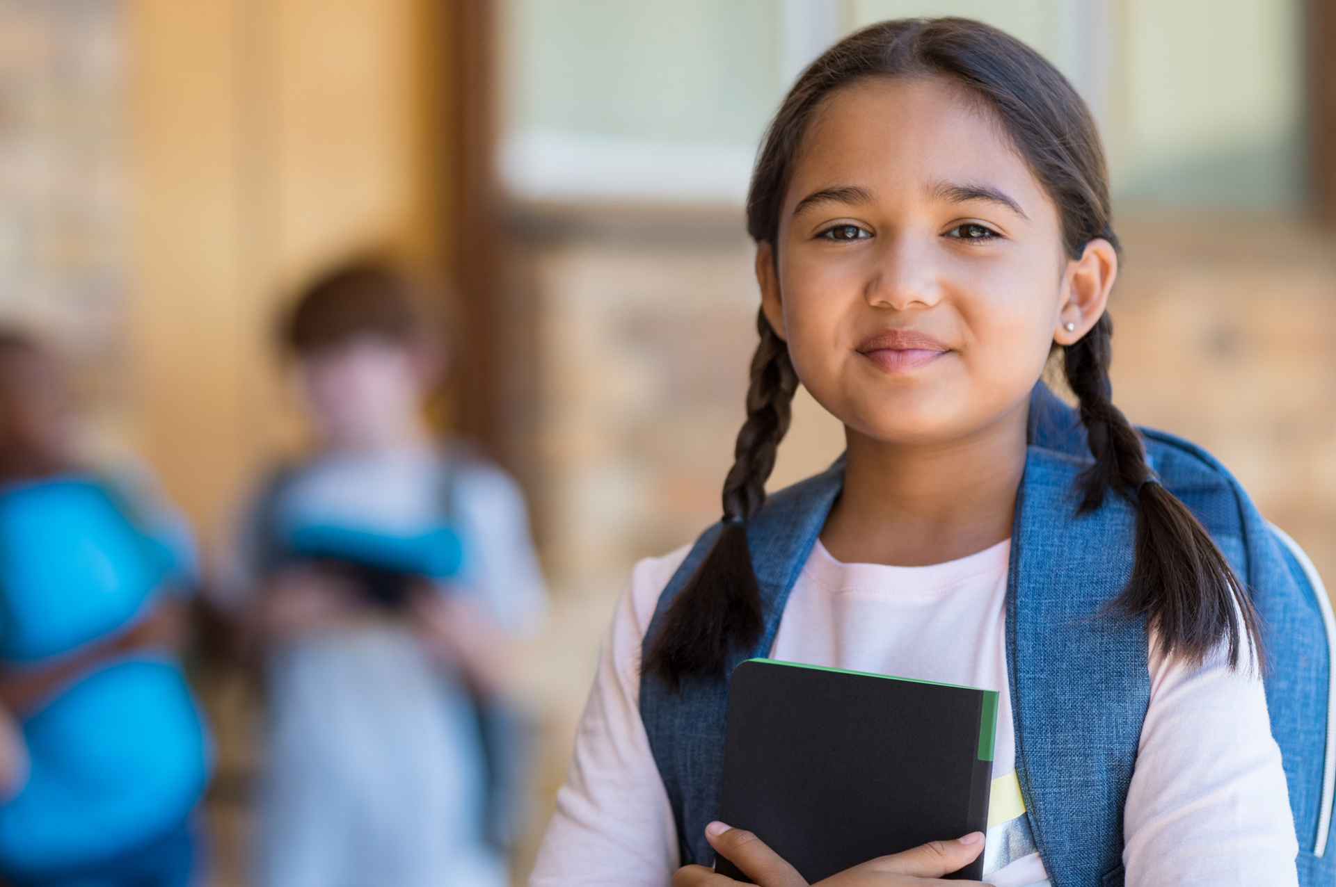 Elementary Girl at School